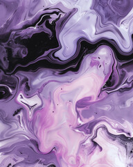 Abstract purple and pink marbled background design