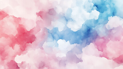 Watercolor abstract background in soft pastel colors