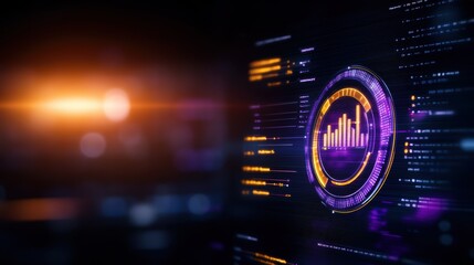 Vibrant Digital Bar Chart Displaying Statistical Data Insights with Vivid Colors and Clear Labels for Analytical Purposes