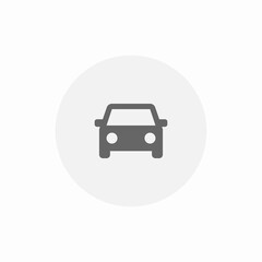 car sedan icon sign vector