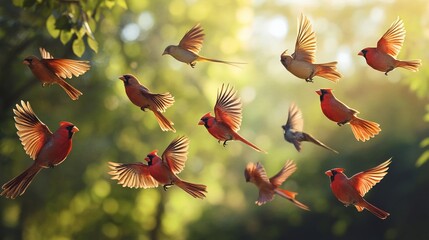 National Bird Day Concept