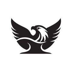 Eagle Logo Design Vector Design on White Background