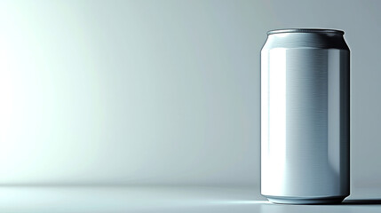 Aluminum Can: A Refreshing Beverage in Minimalist Design