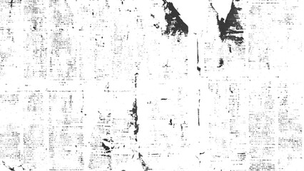 Obraz premium Newspapers seamless pattern with old vintage unreadable paper texture background. Newspaper with old grunge vintage unreadable paper texture background. Vector white and black newspaper paper grunge. 
