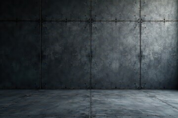 Dark gray concrete studio, rough floor Product display backdrop , interior, backdrop, background