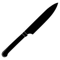Surgical knife silhouette vector illustration