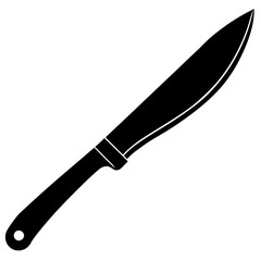 Surgical knife silhouette vector illustration