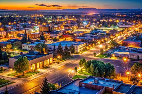 Hermiston Oregon Night Photography: Low Light Cityscape