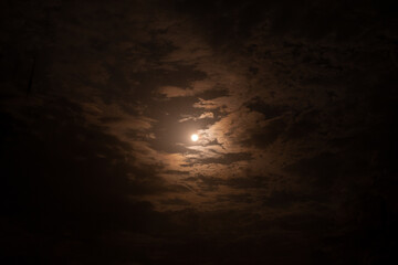 Night sky overlay with astronomic elements