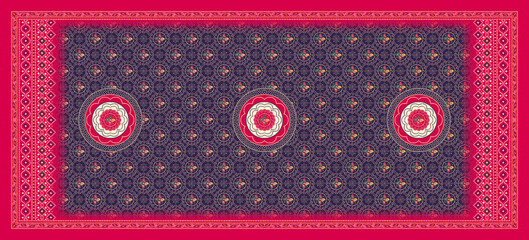 Seamless Beautiful Allover Bandhani Pattern. Traditional bandhni design dupatta and allover.