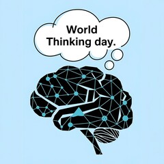 World Thinking Day Illustration Art Thinking Day Design
