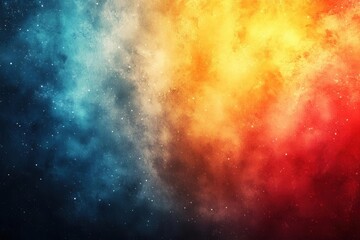 Naklejka premium retro style abstract gradient background with vintage grain texture featuring vibrant orange blue white and yellow color transitions for web design