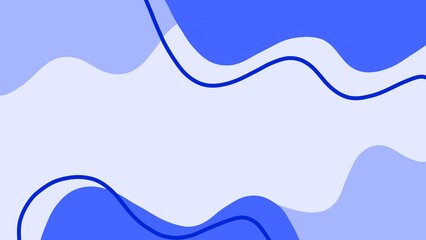 Blue aesthetic hand drawn abstract background. Suitable for presentation templates or business cards