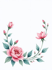 A Delicate Watercolor Art Set Sits Isolated Against A Crisp White Background Waiting For Creative Inspiration To Begin. 00003