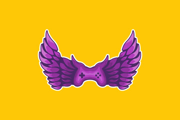 illustration of an angel wings