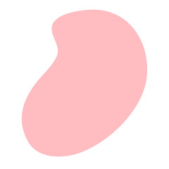 Fototapeta premium Color liquid blob shapes pastel vector organic random forms fluid silhouette simple smooth ink stain