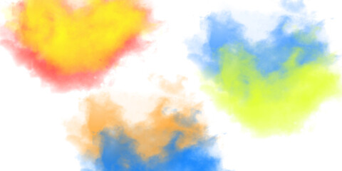 Abstract multicolored smoke spreading, background for advertising or design, wallpaper for gadget. Neon lighted smoke texture, blowing clouds on transparent background