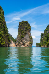 Obraz premium Ao Phang Nga National Park and coastline of Phuket