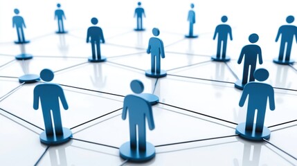 Global Network Connection: A Visual Representation of Interconnected Individuals