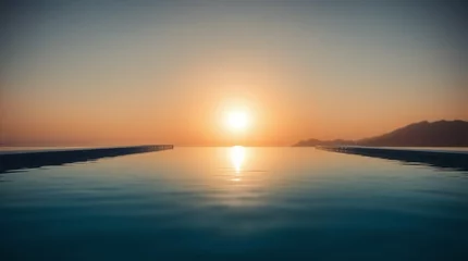 Opulent Infinity Pool Offering Breathtaking Sunset Vistas © Anna