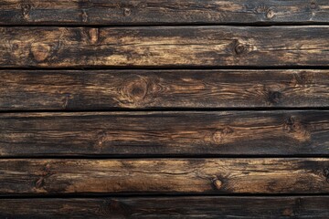 Texture of large walnut floorboards