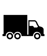 Truck clip art design on plain white transparent isolated background for card, shirt, hoodie, sweatshirt, apparel, tag, mug, icon, poster or badge