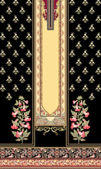 Pakistani kurti for digital print.Digital kurti design.