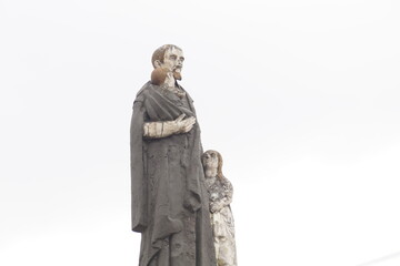 Fototapeta premium statue whit children
