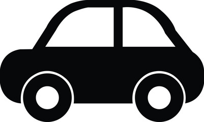 Car clip art design on plain white transparent isolated background for card, shirt, hoodie, sweatshirt, apparel, tag, mug, icon, poster or badge