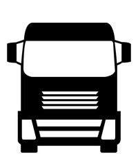 Truck clip art design on plain white transparent isolated background for card, shirt, hoodie, sweatshirt, apparel, tag, mug, icon, poster or badge