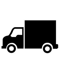 Fototapeta premium Truck clip art design on plain white transparent isolated background for card, shirt, hoodie, sweatshirt, apparel, tag, mug, icon, poster or badge