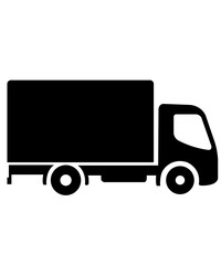 Truck clip art design on plain white transparent isolated background for card, shirt, hoodie, sweatshirt, apparel, tag, mug, icon, poster or badge