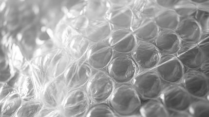 A roll of plastic bubble wrap / padding for mailing items.