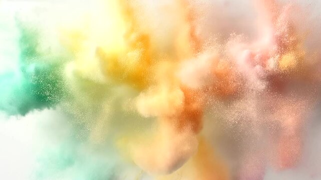 Chromatography Process with Colorful Pigment Separation on Paper