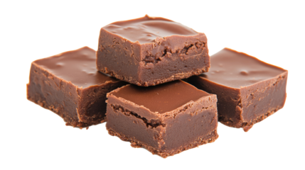 Rich and Creamy Chocolate Fudge Stacked in Delicious Layered Arrangement for Sweet Temptation and Indulgence