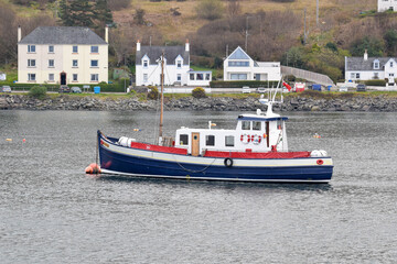 Boat in Portree Isle of Skye