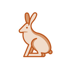 Europe: Hare (filled outline icon)