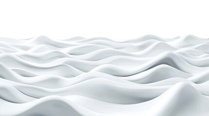 Obraz premium Abstract White Waves on Black Background Creating a Serene and Modern Texture for Design and Artistic Inspiration
