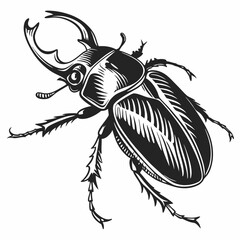 Beetle Black silhouette