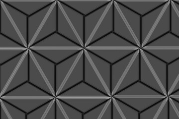 Fototapeta premium Gray geometric mosaic abstract background