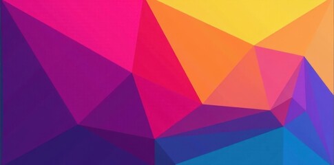 Obraz premium Geometric colorful gradient backdrop, sharp angles and smooth transitions, backdrop background, colorful gradient