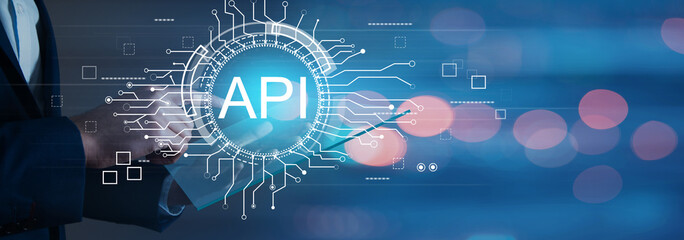 the concept of business, technology, the internet and the networ