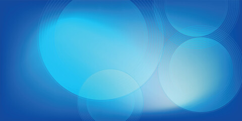 Gradient abstract background with circular line patterns. Vector illustration