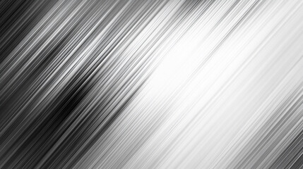 Fototapeta premium seamless brushed metal plate background texture Sleek modern shiny gradient of white silver and light gray with soft lines and diagonal pattern 