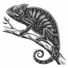 Lizard Black silhouette