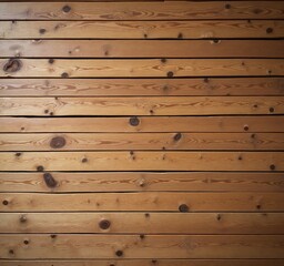 Fototapeta premium Horizontal wooden planks with wood knots