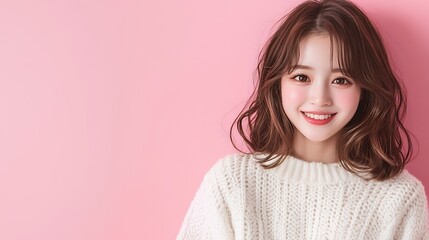 Fototapeta premium バナー素材 女性