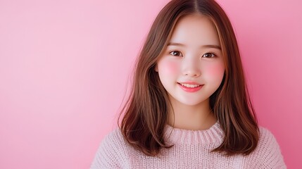 Fototapeta premium バナー素材 女性