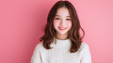 Fototapeta premium バナー素材 女性