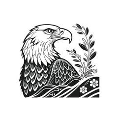 Obraz premium eagle head illustration